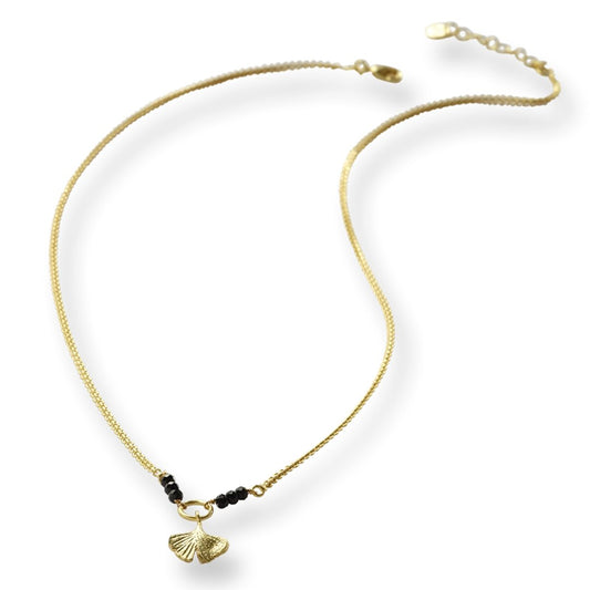 Reliable Black Onyx Necklace Gold Plated