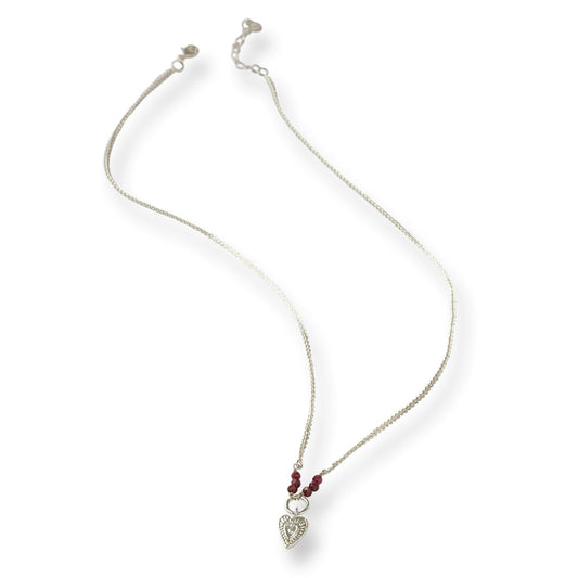 Reliable Garnet Necklace Silver Plated