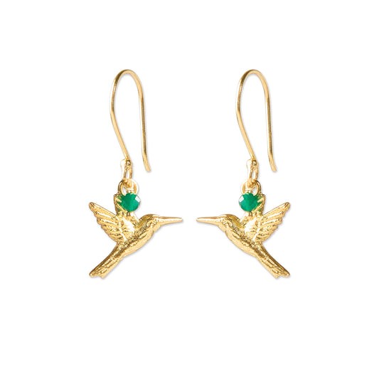 Generous Aventurine Earrings Gold Plated