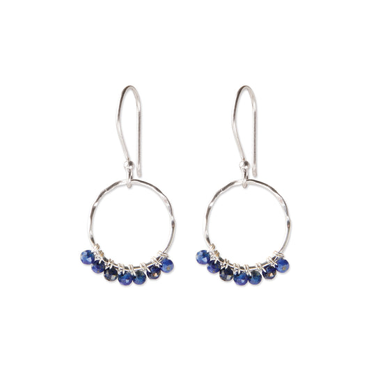 Compassion Lapis Lazuli Earrings Silver Plated