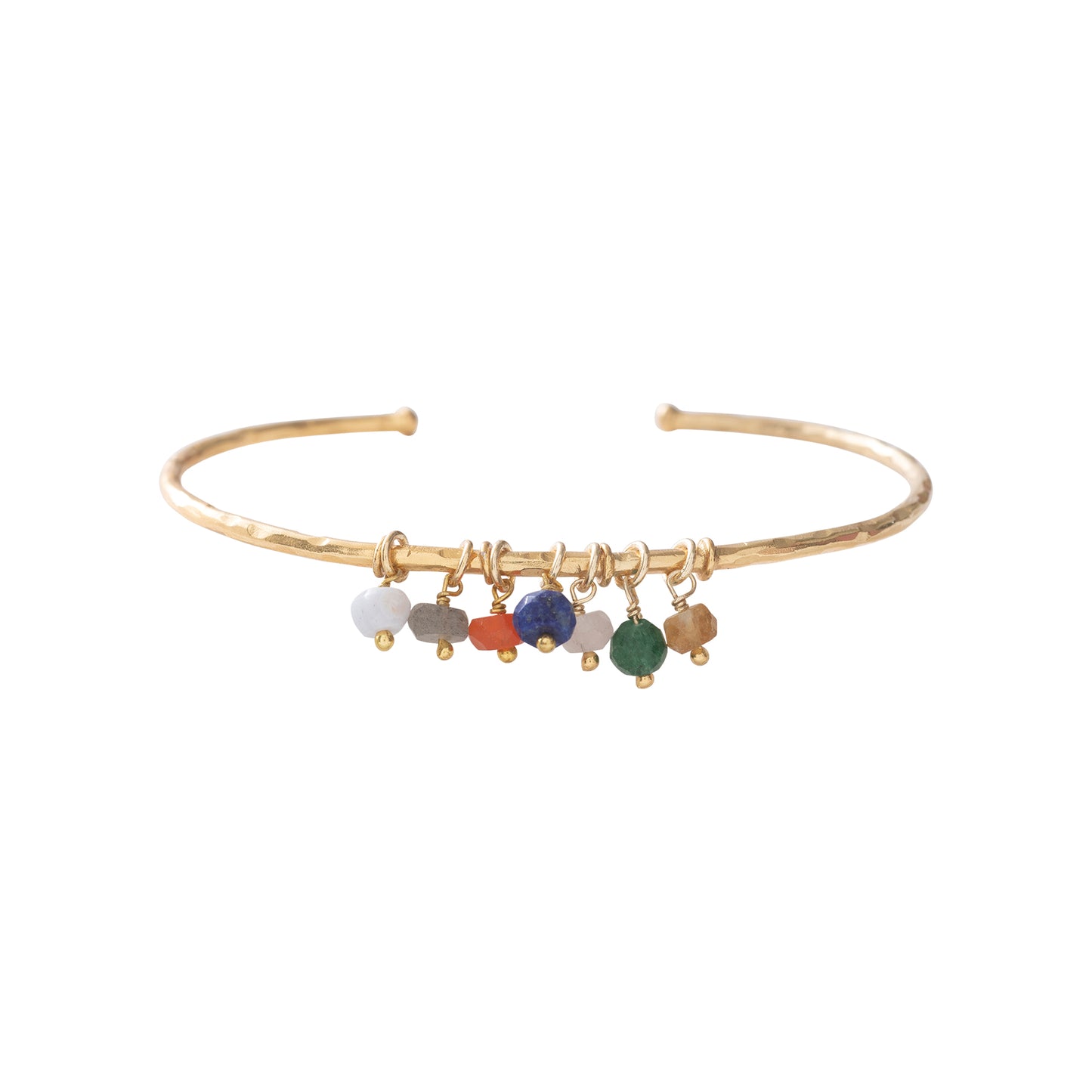 Posy Gemstone Mix Gold Plated Bracelet