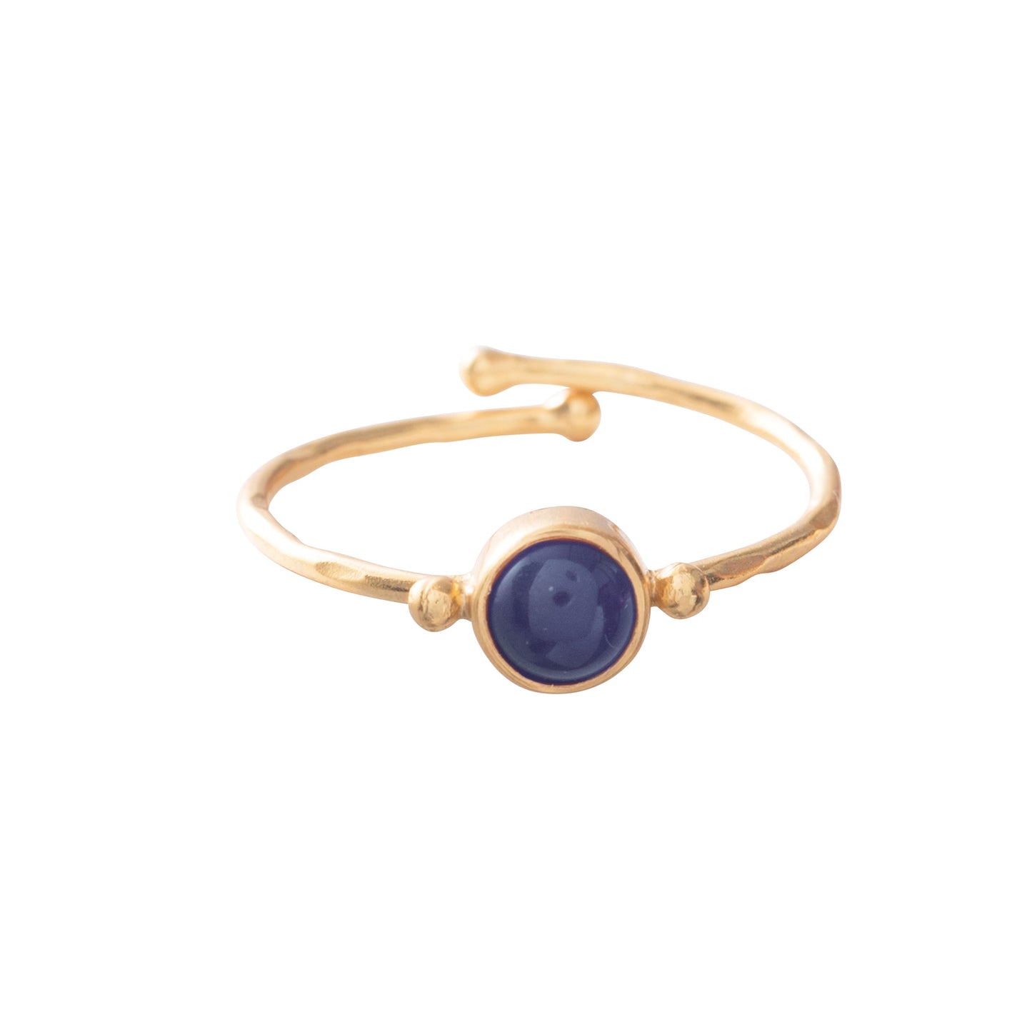 Faithful Lapis Lazuli Gold Plated Ring