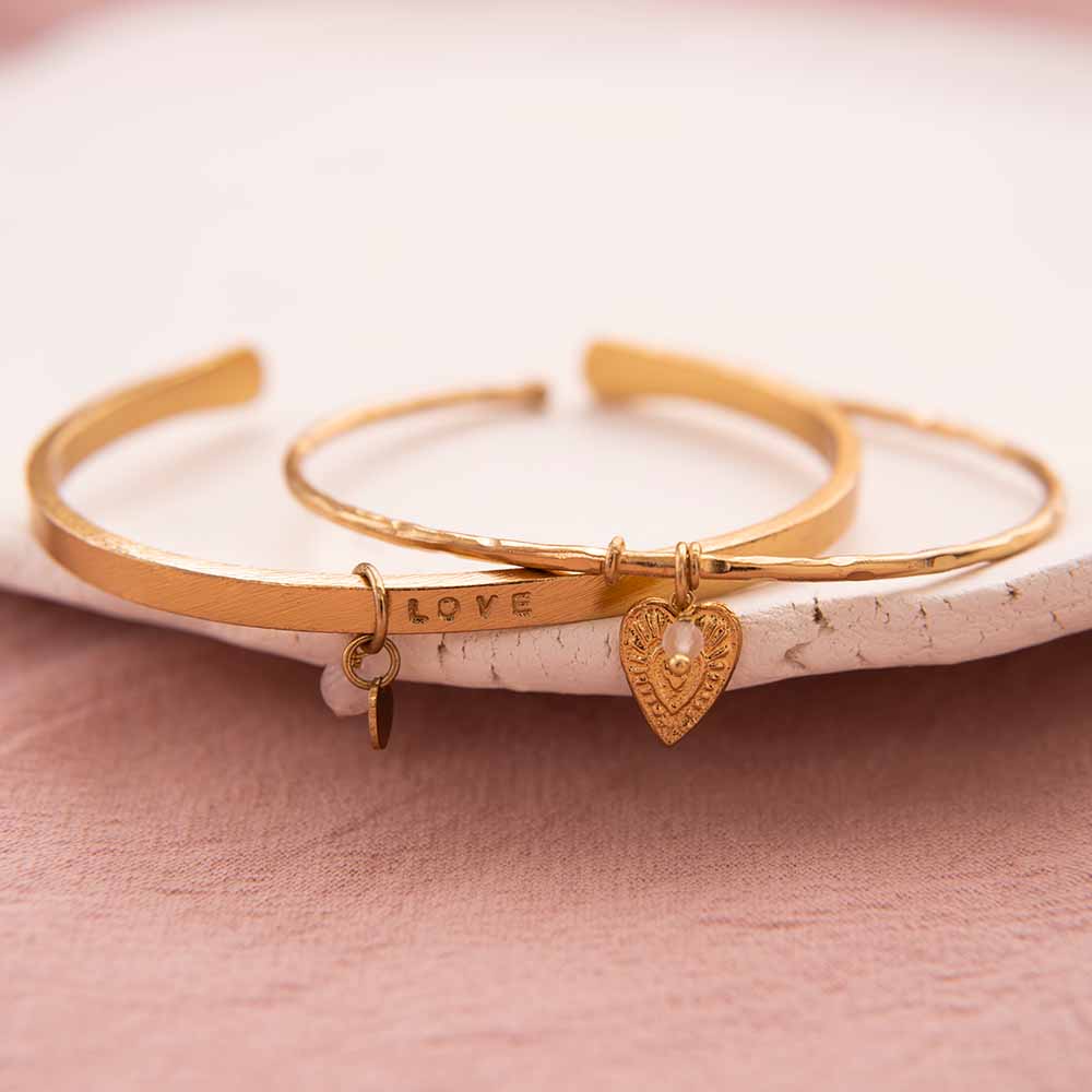 Memory Rose Quartz Gold Plated Bracelet