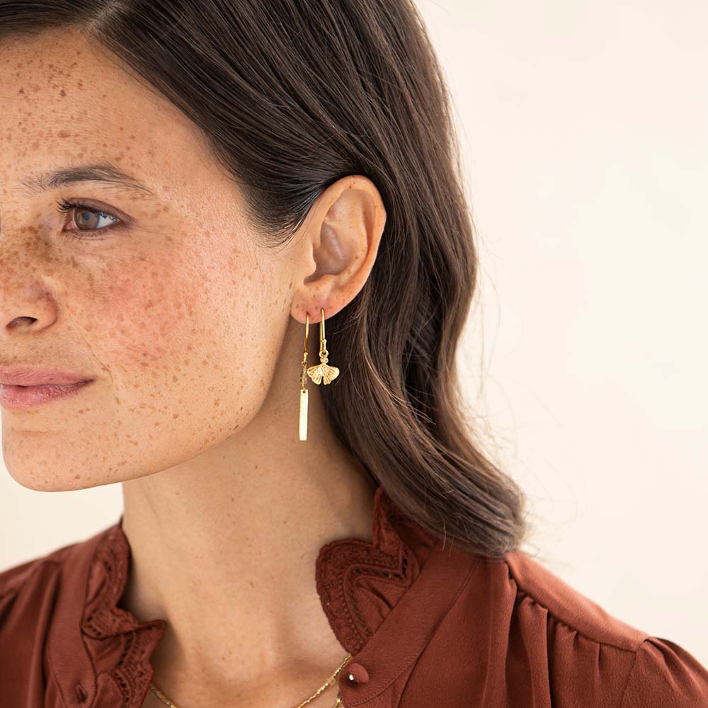 Generous Citrine Gold Plated Earrings