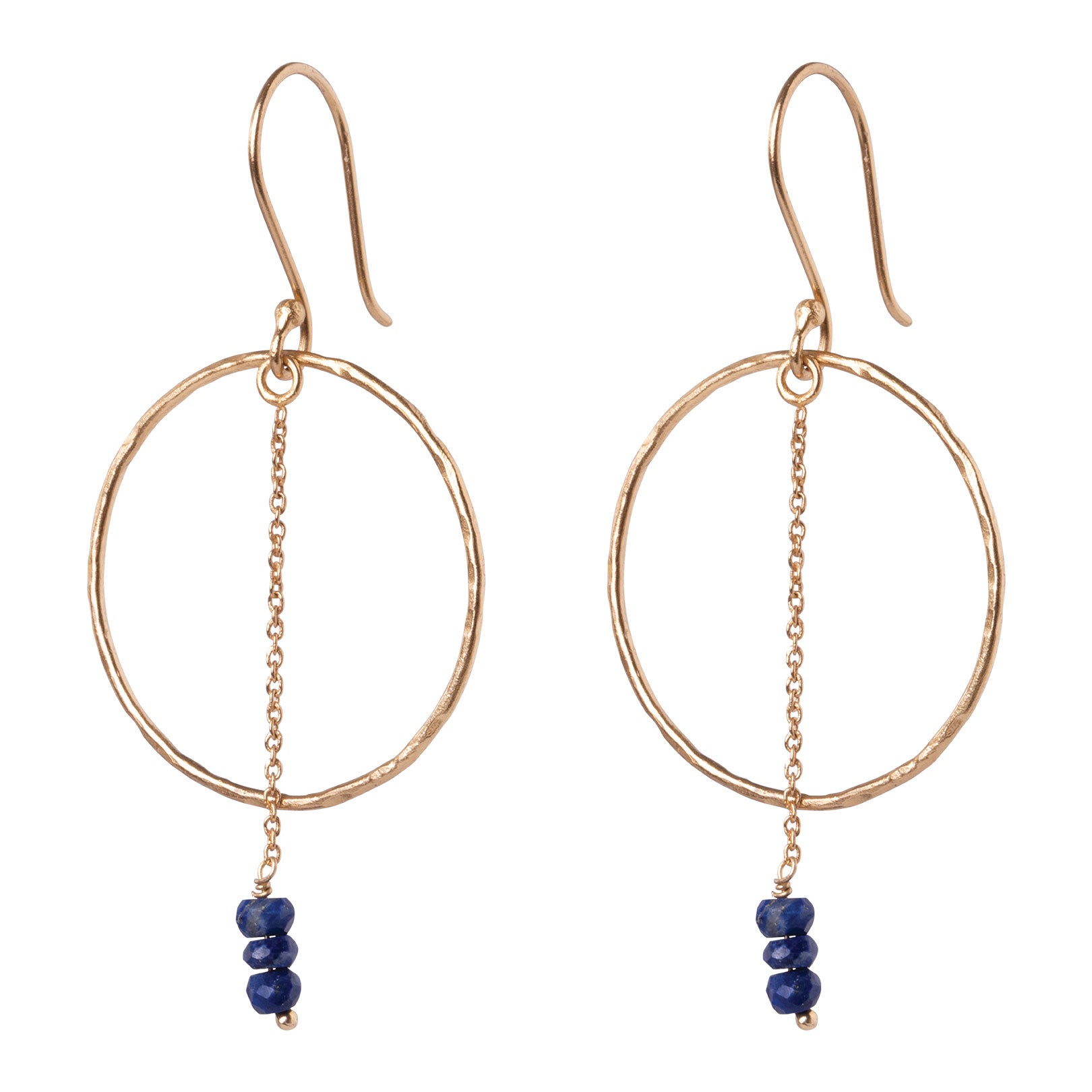 Talent Lapis Lazuli Gold Plated Earrings