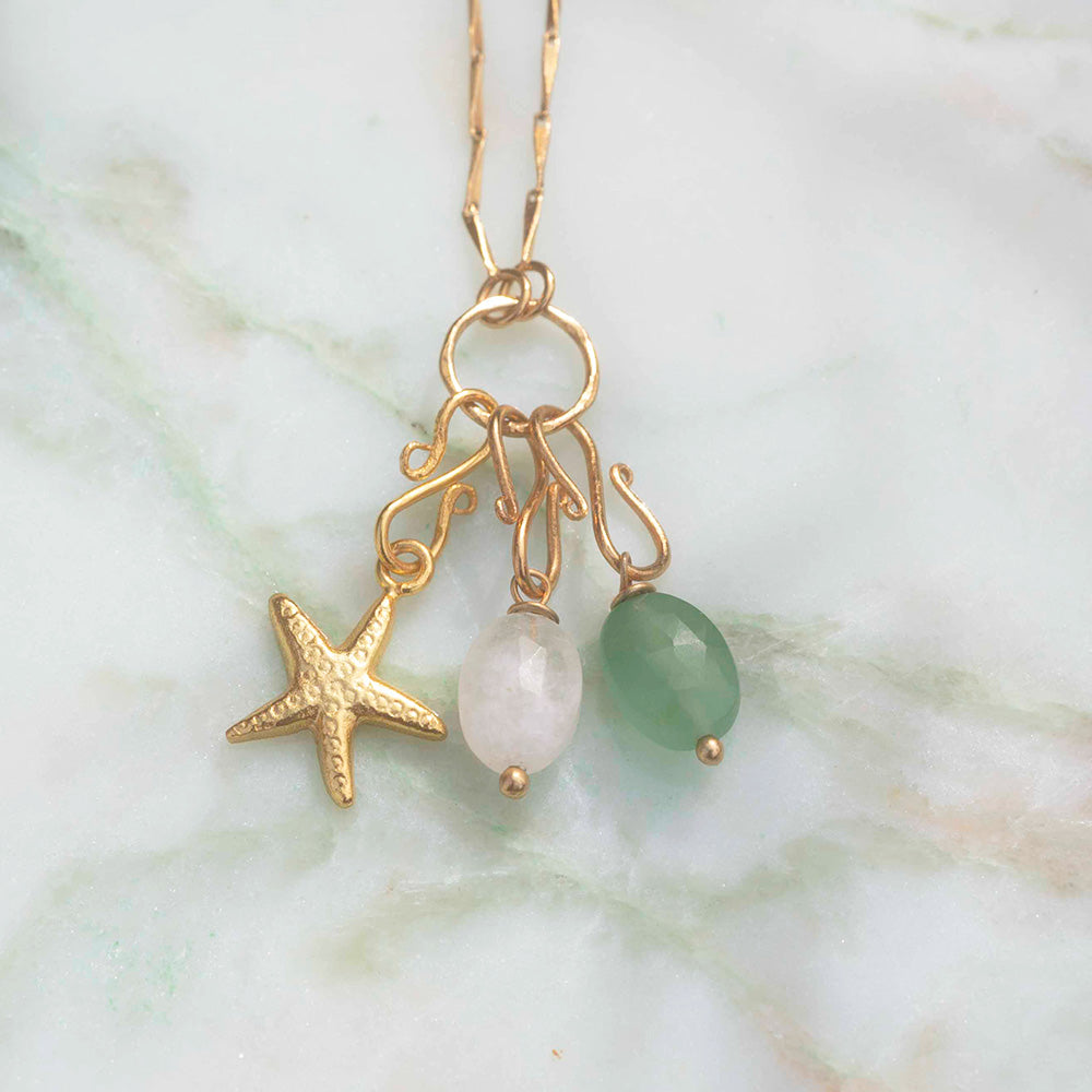 Starfish Small Charm Gold 