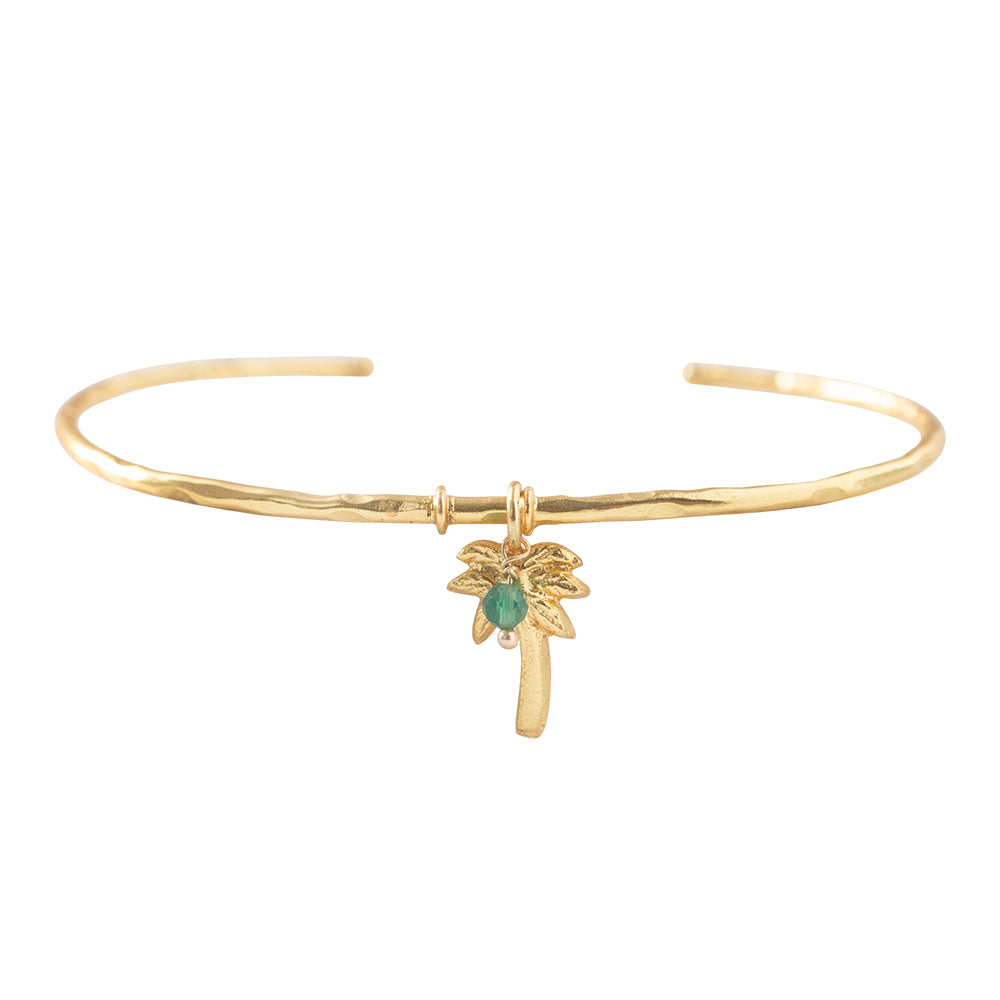 Memory Aventurine Gold Plated Bracelet