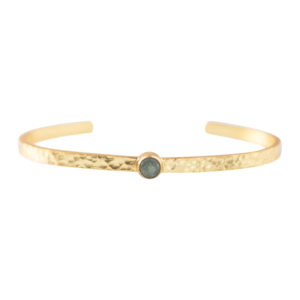 Sensitive Aventurine Gold Plated Bracelet