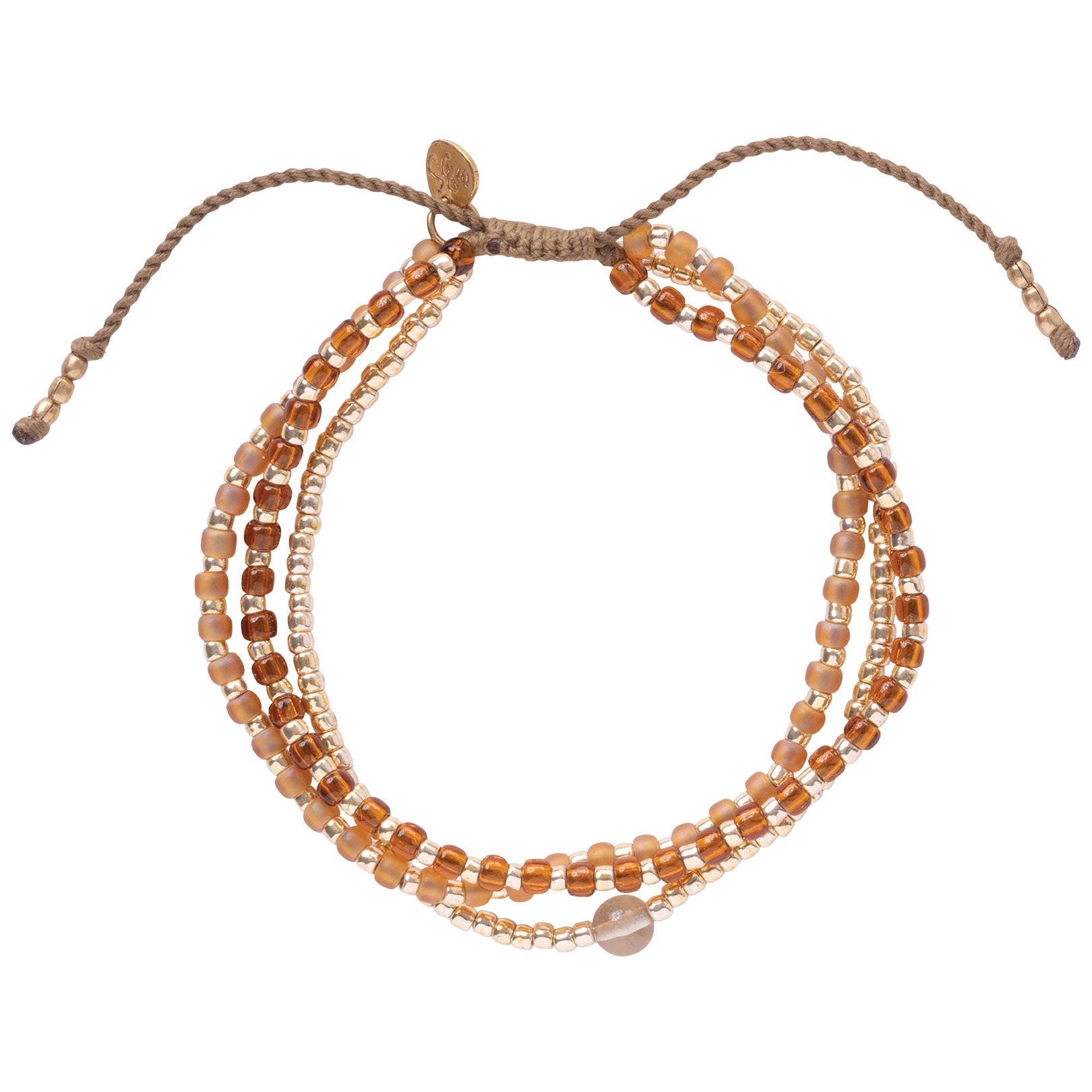 Loyal Citrine Gold Colored Bracelet