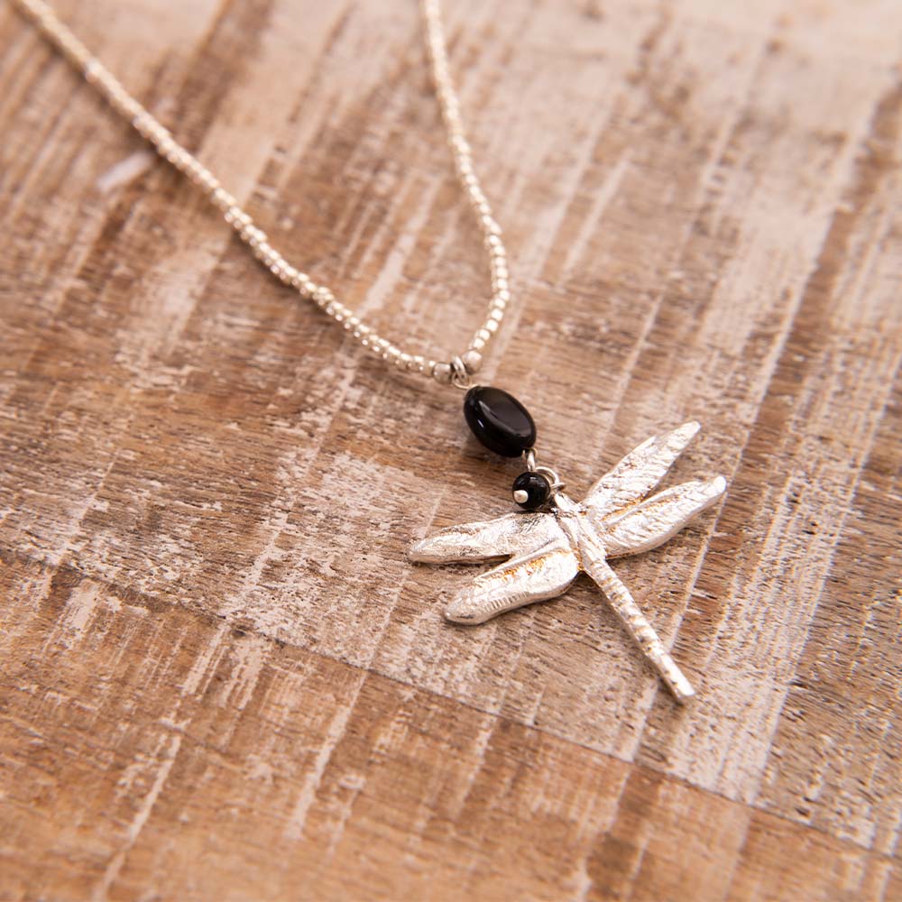 Blessing Black Onyx Silver Colored Necklace