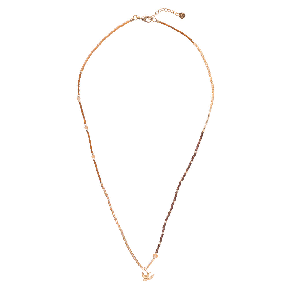 Feel Citrine Gold Colored Necklace