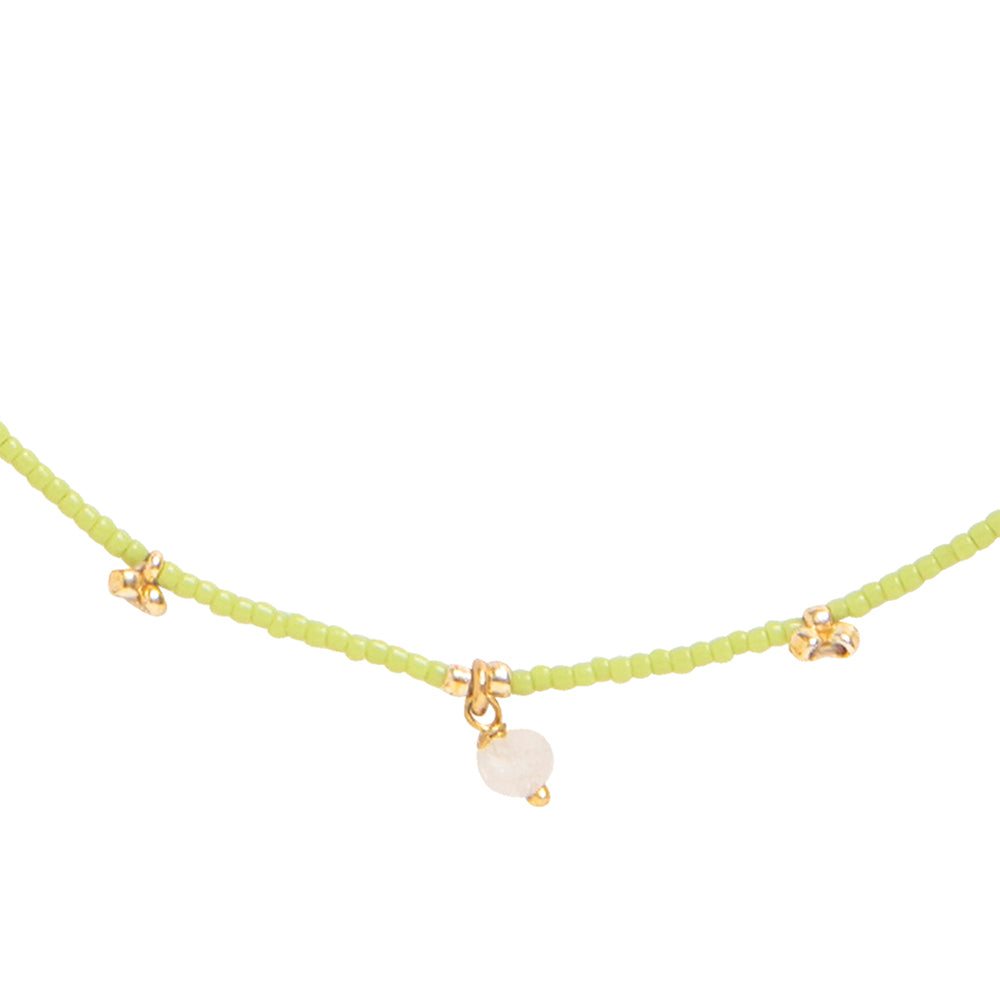 Aware Moonstone Gold Colored Necklace