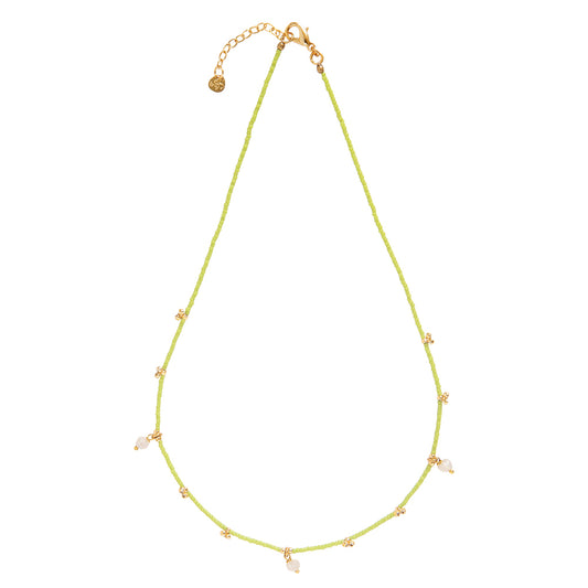 Aware Moonstone Gold Colored Necklace