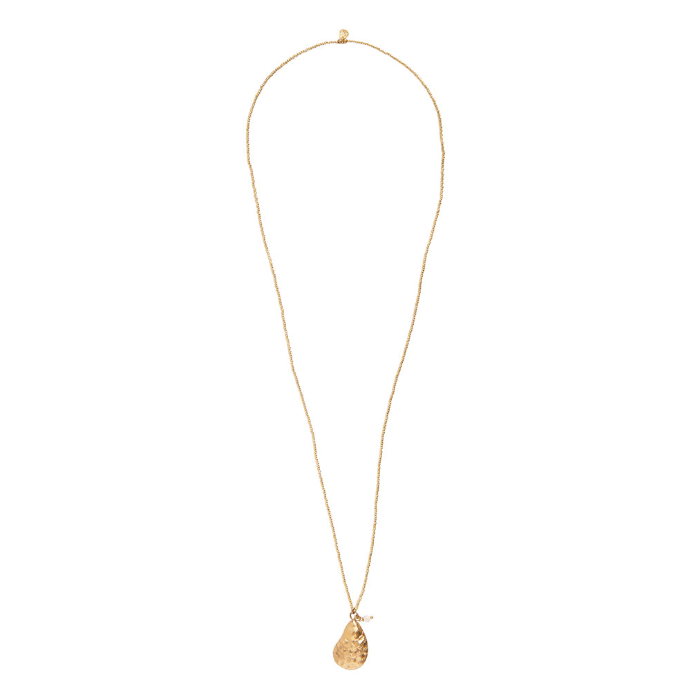 Paradise Moonstone Gold Colored Necklace