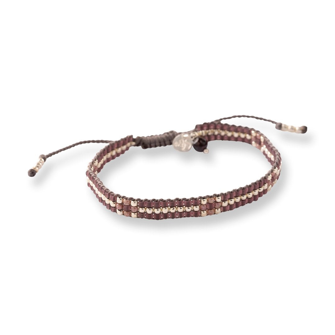 Competent Garnet Bracelet Silver Colored