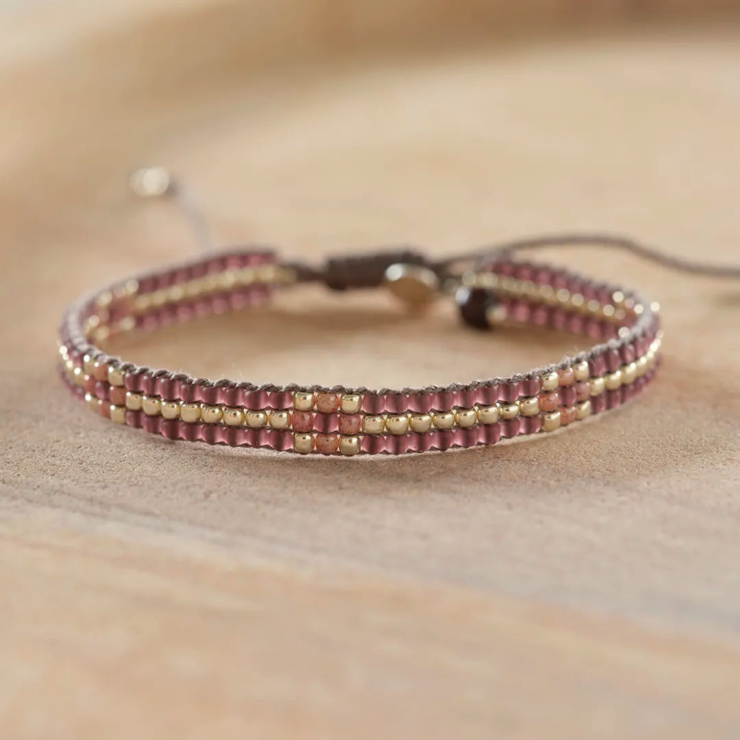 Competent Garnet Bracelet Silver Colored