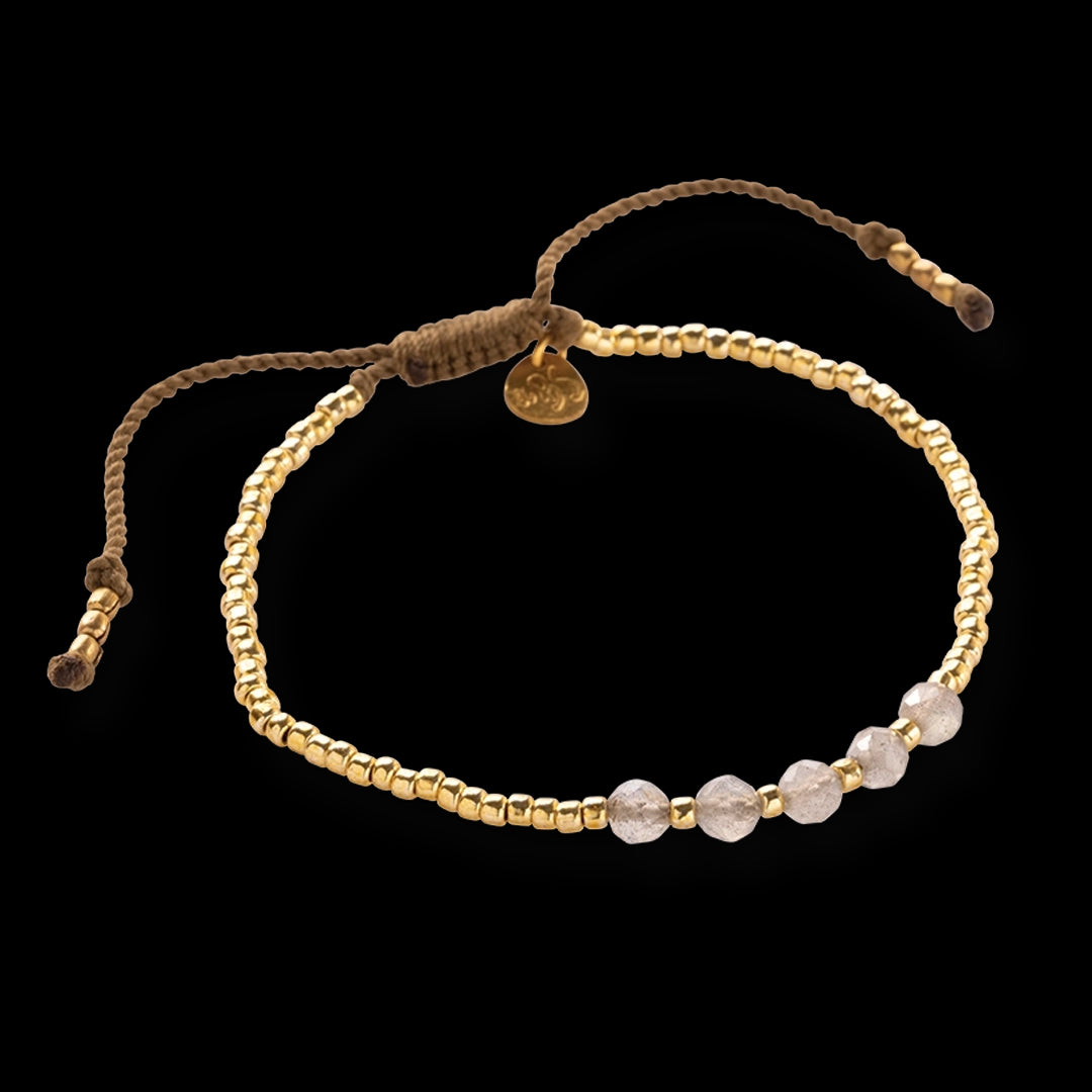 Essential Moonstone Bracelet Gold Colored