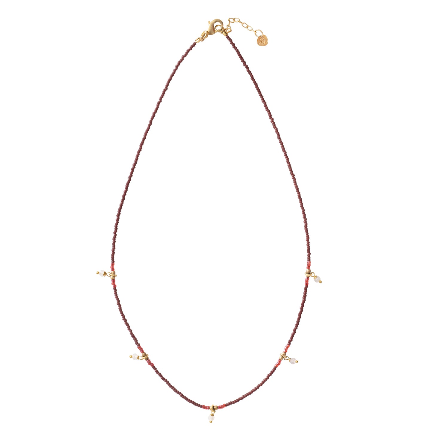 Cocoon Moonstone Gold necklace