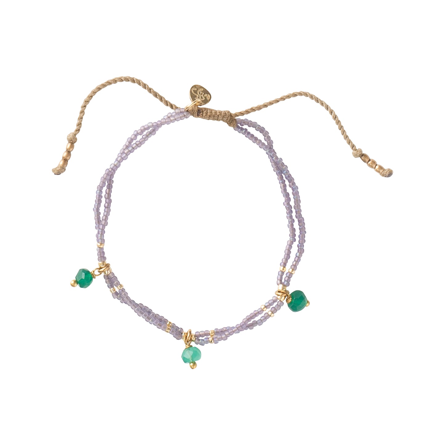 Honor Aventurine Gold Colored Bracelet