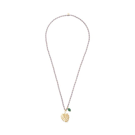 Fantasy Aventurine Gold Colored Necklace