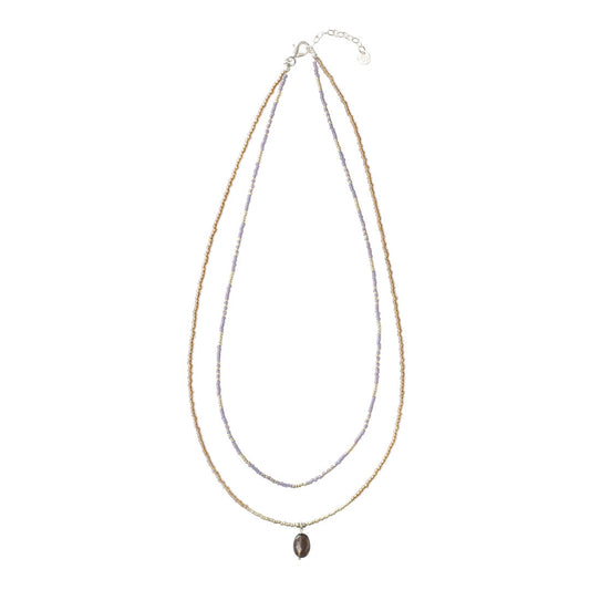 Admire Smokey Quartz Silver Necklace