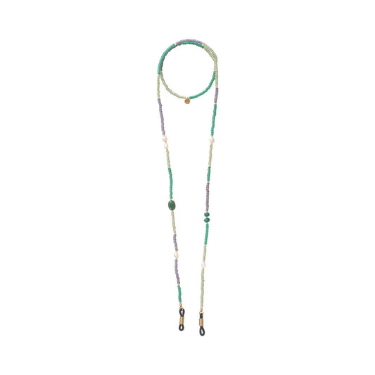 Midsummer Aventurine Gold Colored Glasses Cord