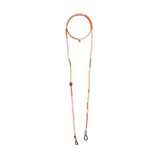 Midsummer Carnelian Gold Colored Glasses Cord