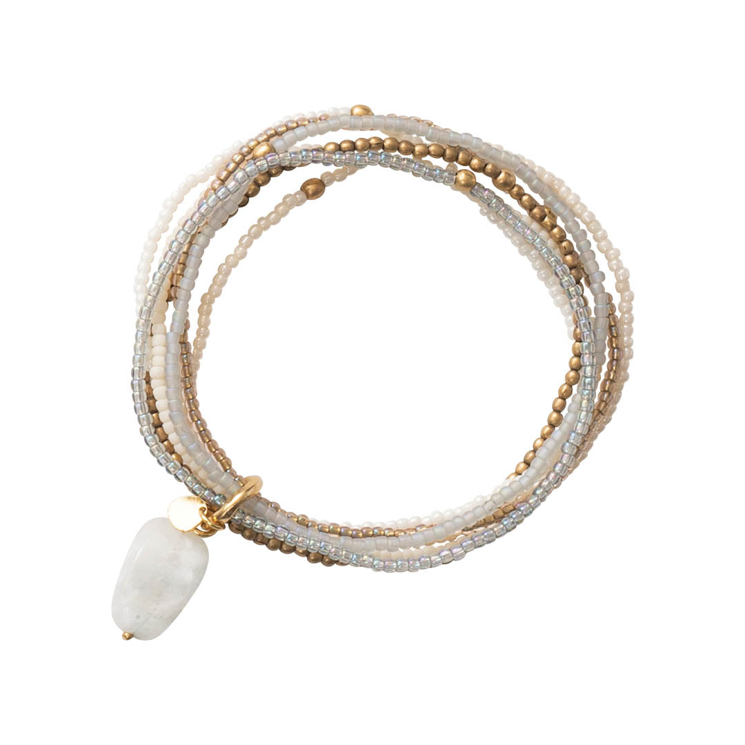 Nirmala Moonstone Gold Colored Bracelet