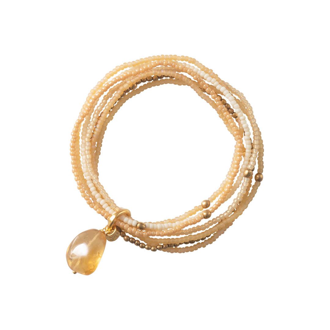 Nirmala Citrine Gold Colored Bracelet