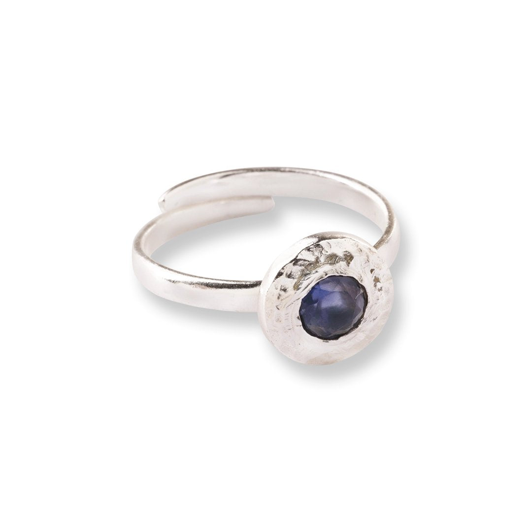 Element Iolite Ring Silver