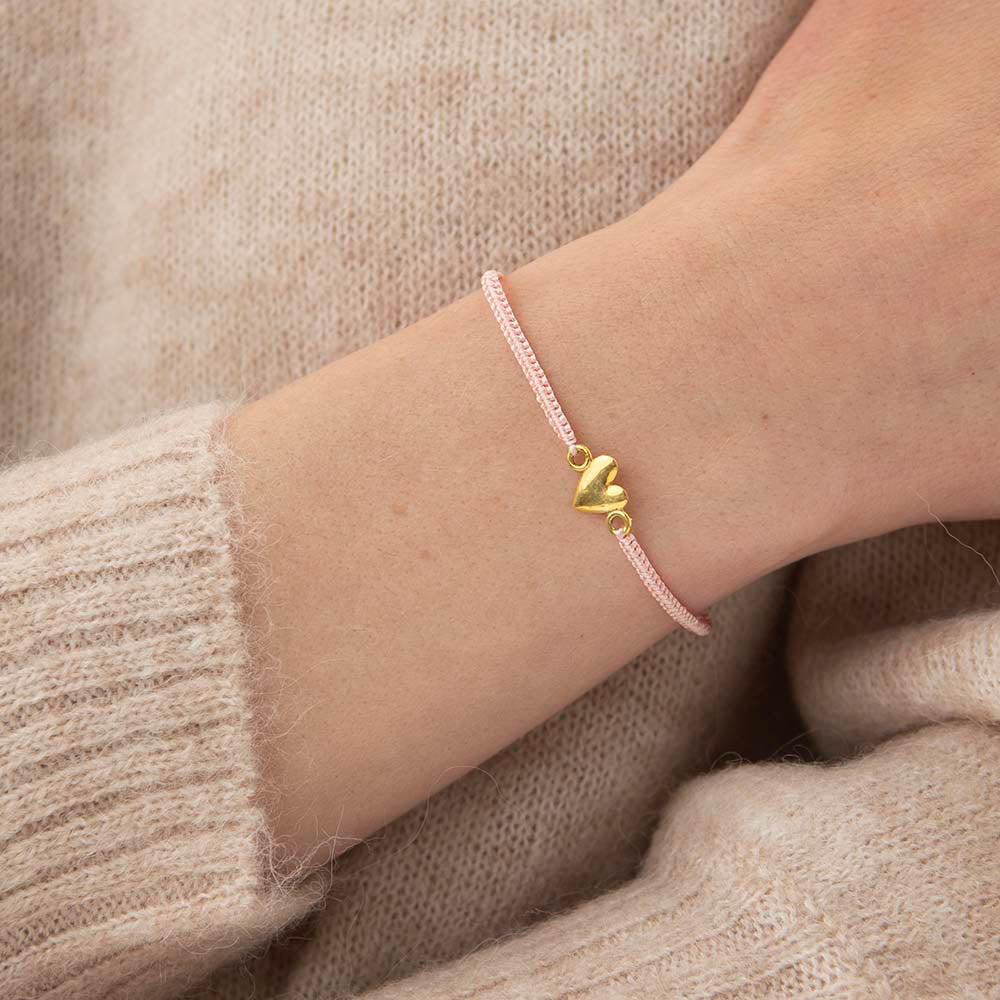 Symbol Heart Gold Colored Bracelet