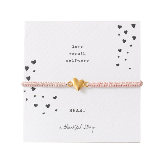 Symbol Heart Gold Colored Bracelet