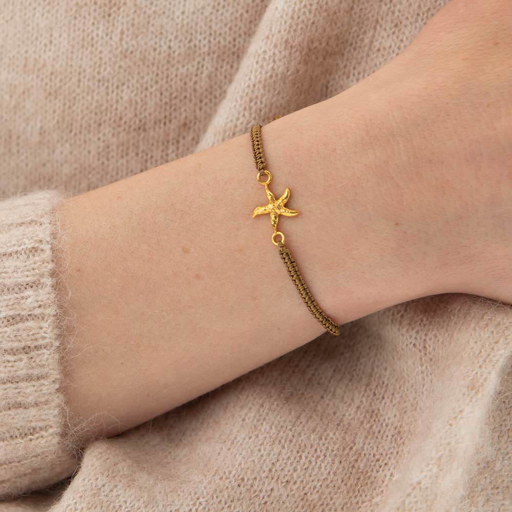 Symbol Starfish Gold Colored Bracelet