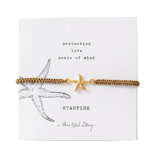 Symbol Starfish Gold Colored Bracelet