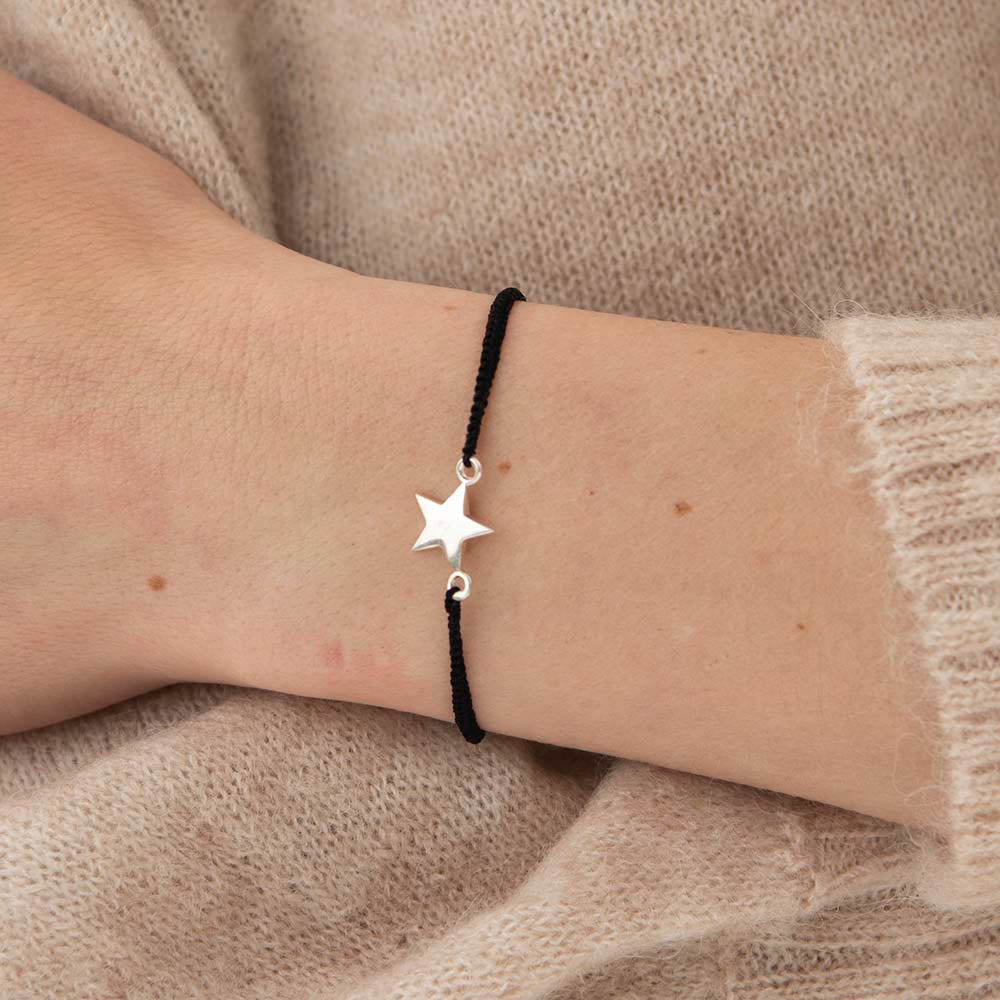 Symbol Star Silver Colored Bracelet