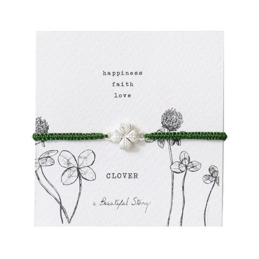 Symbol Clover Silver Colored Bracelet