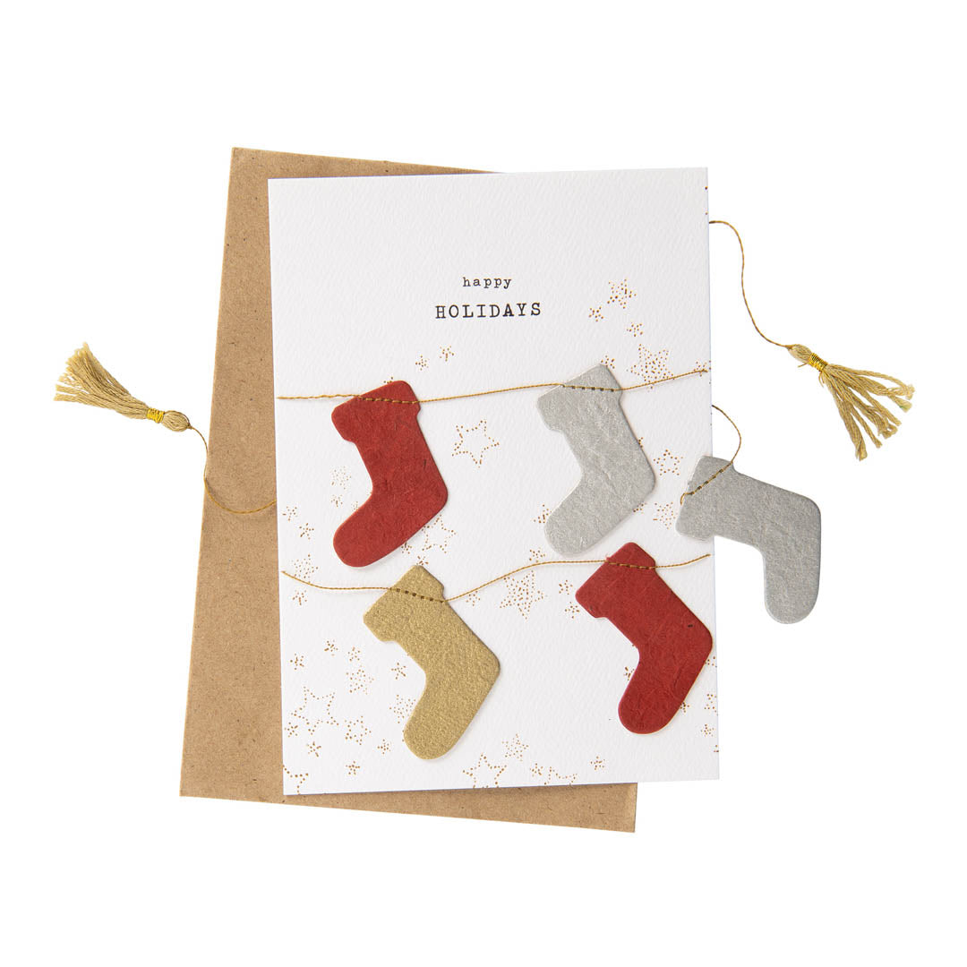 Garland Card Socks