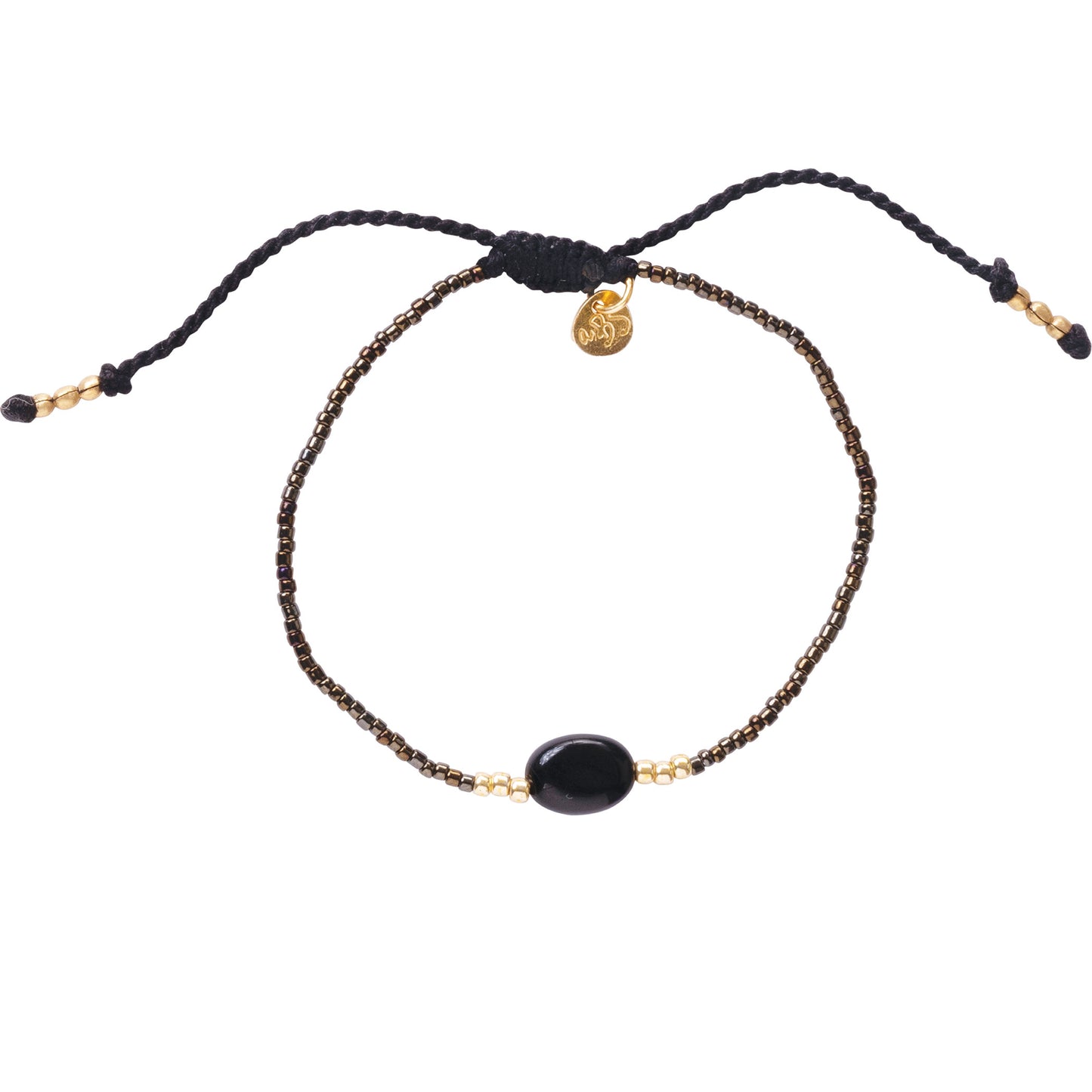 Gift Set Confidence Black Onyx Gold Colored