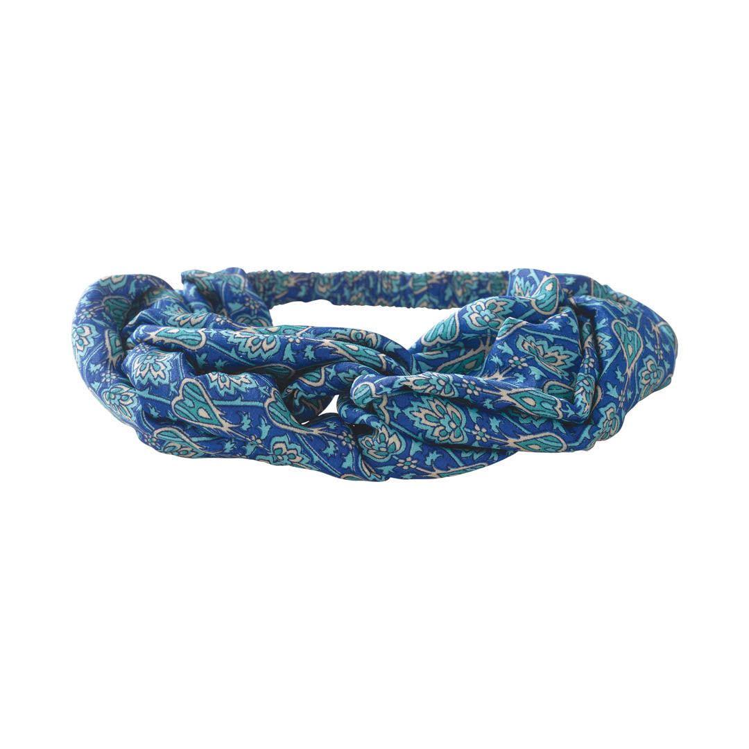 Twisted Headband Blue