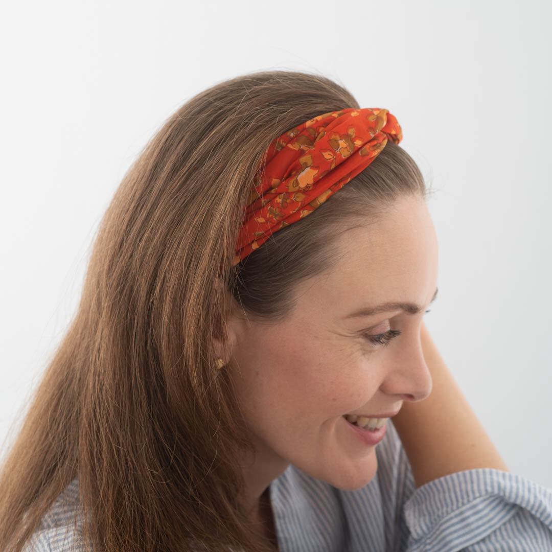 Twisted Headband Orange