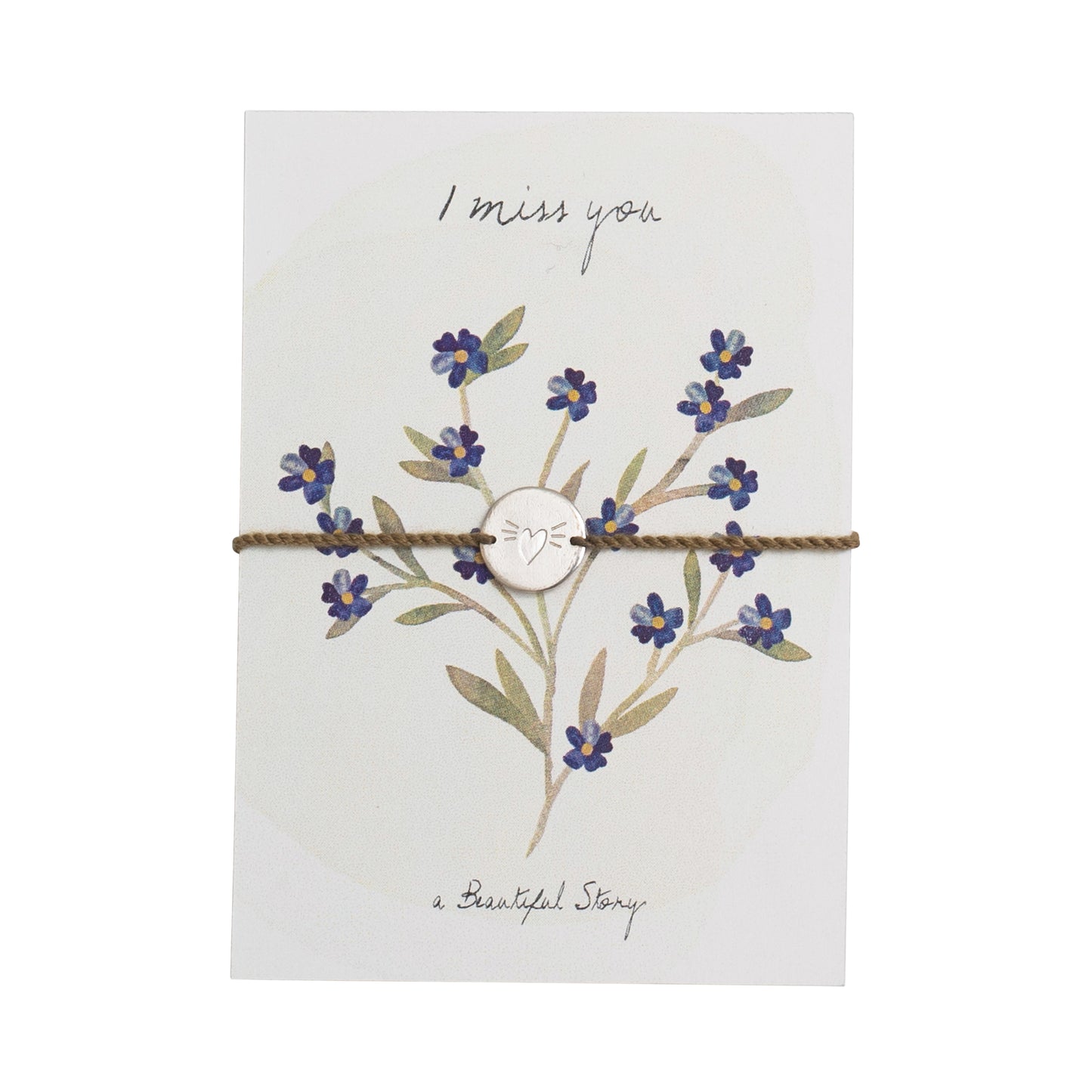 Jewelry Postcard Forget Me Not