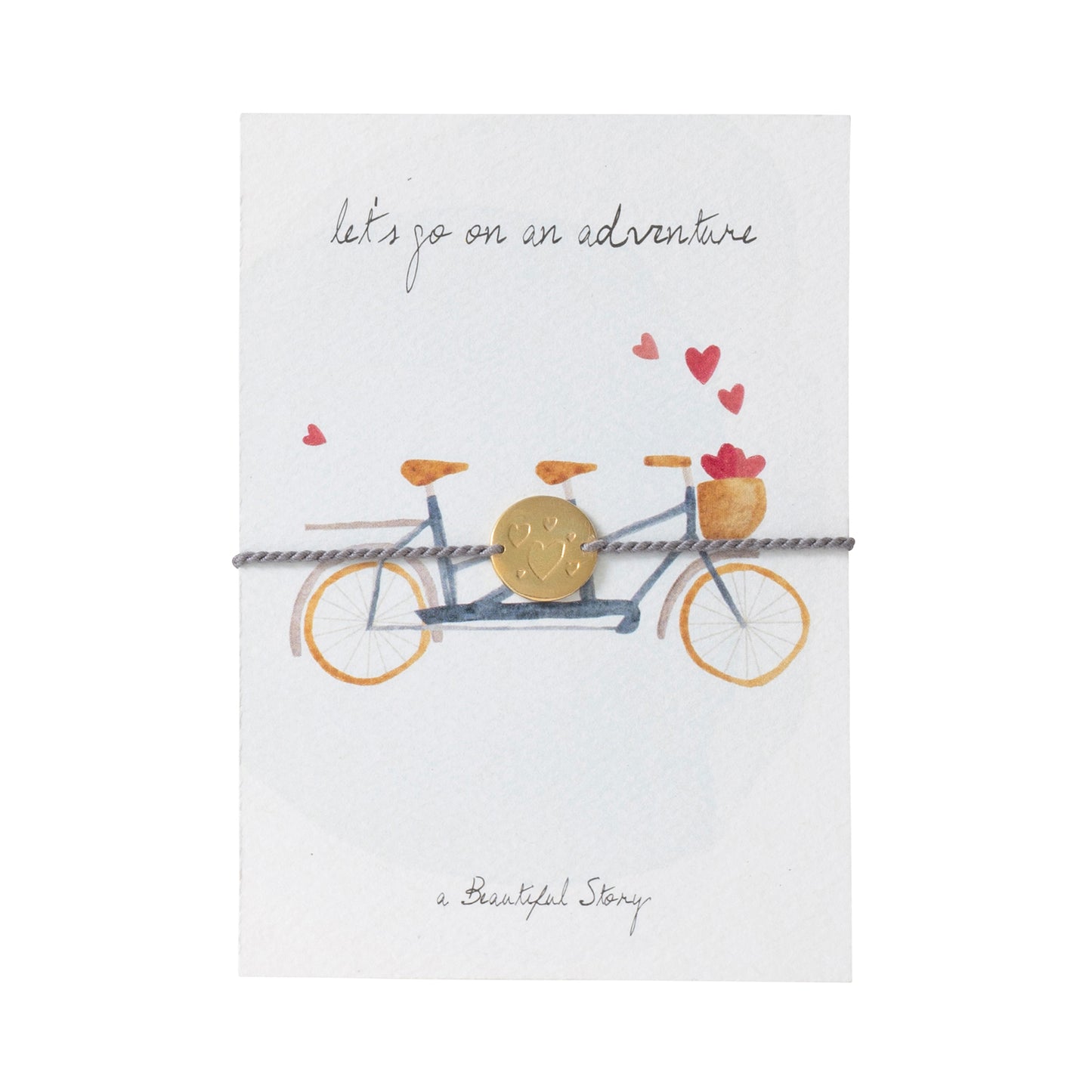 Jewelry Postcard Tandem Bike