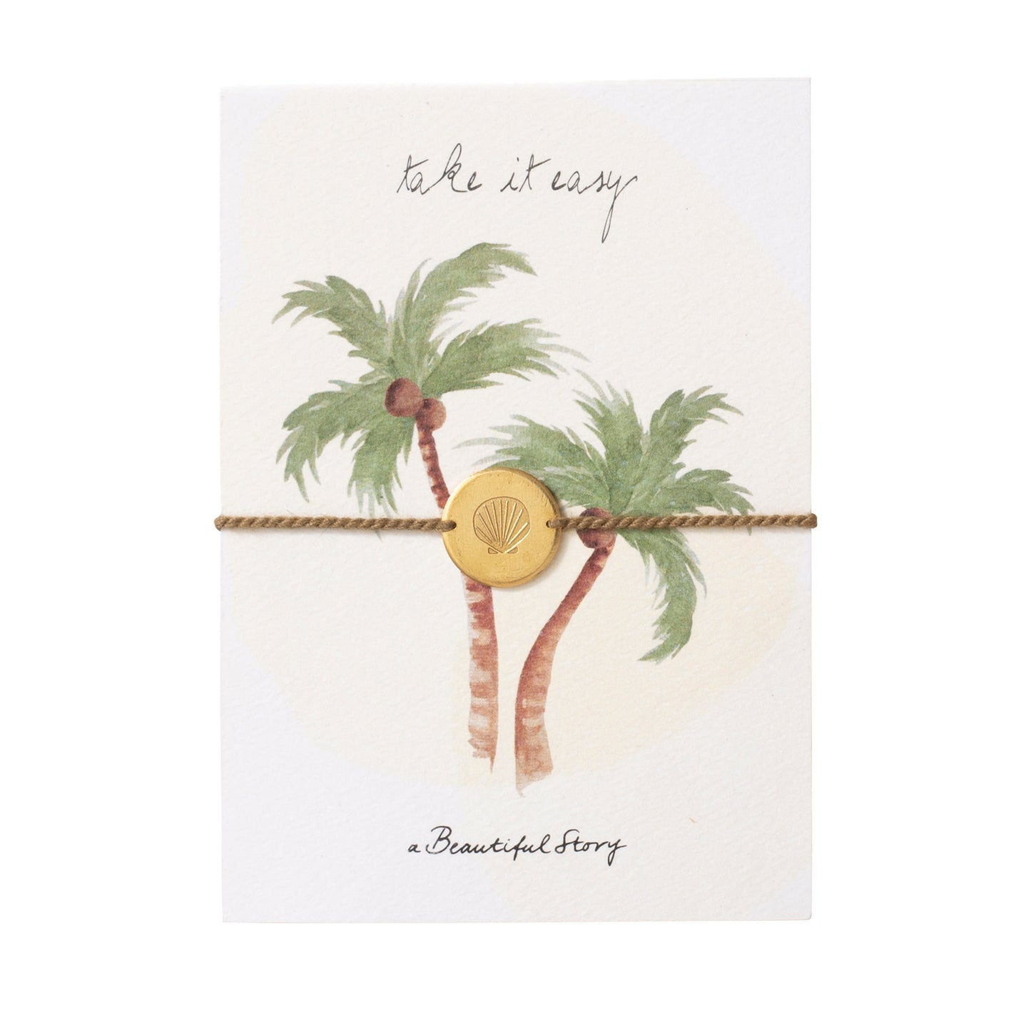 Jewelry Postcard Palm trees