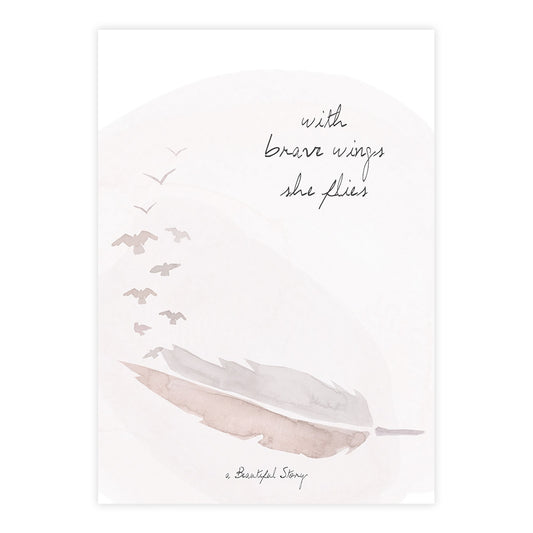 Greeting Card Feather