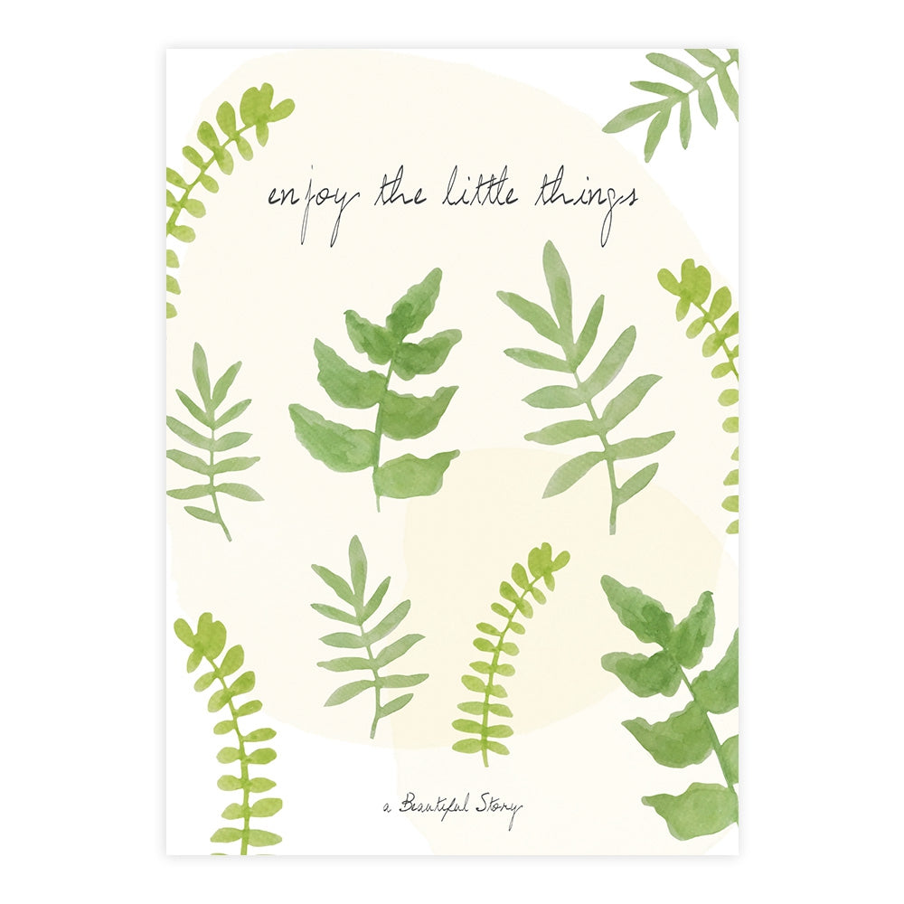 Greeting Card Leaves