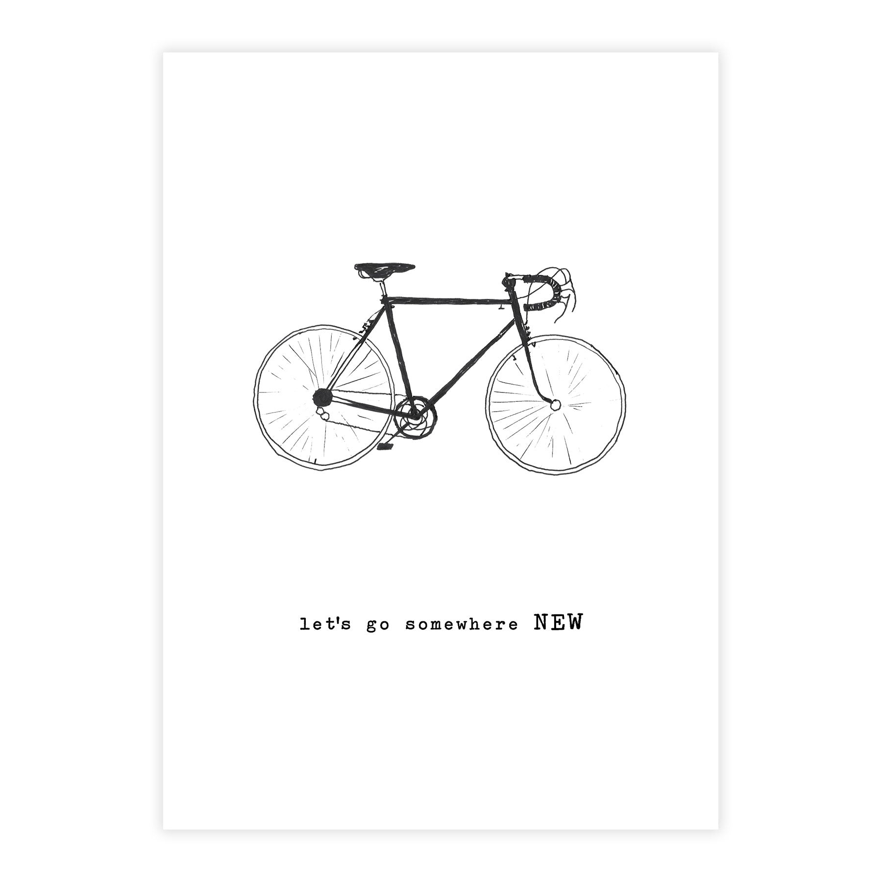 Greeting Card Bicycle