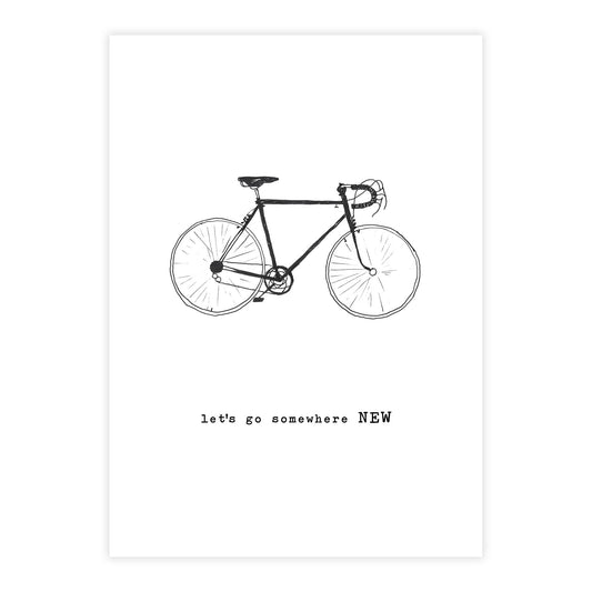 Greeting Card Bicycle