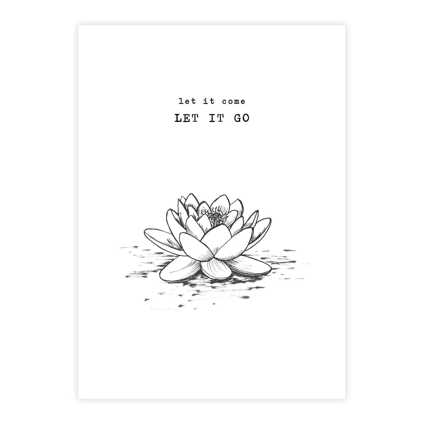 Greeting Card Lotus