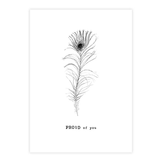 Greeting Card Peacock