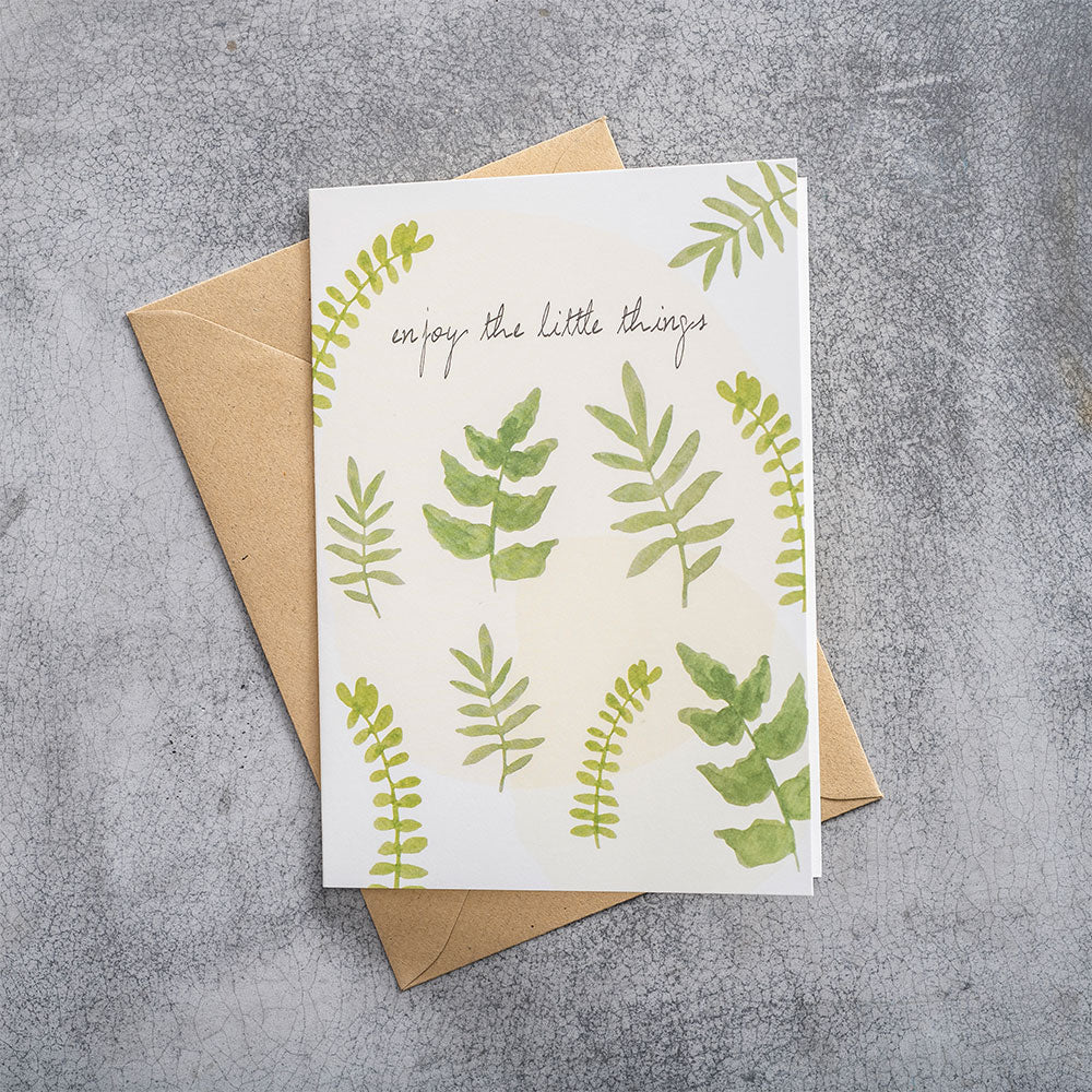 Greeting Card Leaves